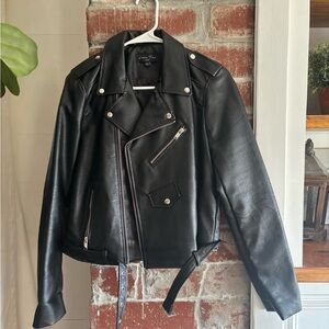 Faux Leather Jacket